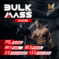 MUSFIT Bulk Mass Gainer, Chocolate, lifestyle banner
