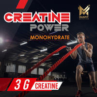 MUSFIT Creatine Power Monohydrate, Unflavoured, lifestyle banner