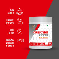 MUSFIT Creatine Power Monohydrate, Unflavoured, key benefits