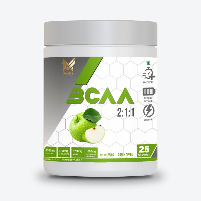 MUSFIT BCAA Prosyn 2:1:1, Green Apple, pack shot