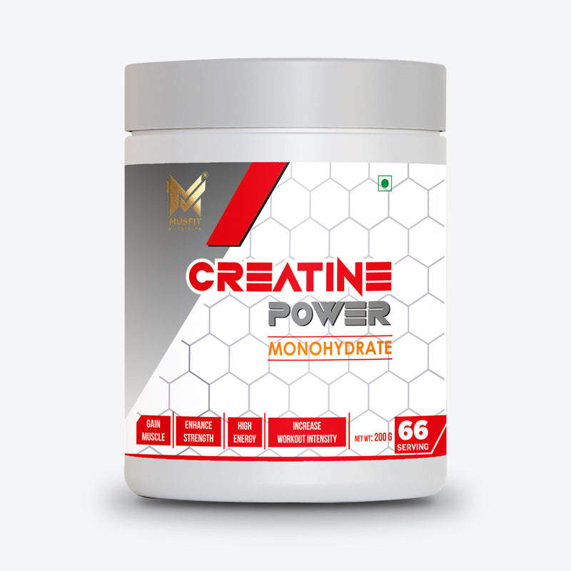 MUSFIT Creatine Power Monohydrate, 200 g, pack shot