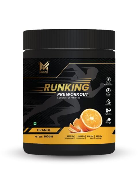 Musfit - Runking Pre Workout Special For Attributes 300  Gram